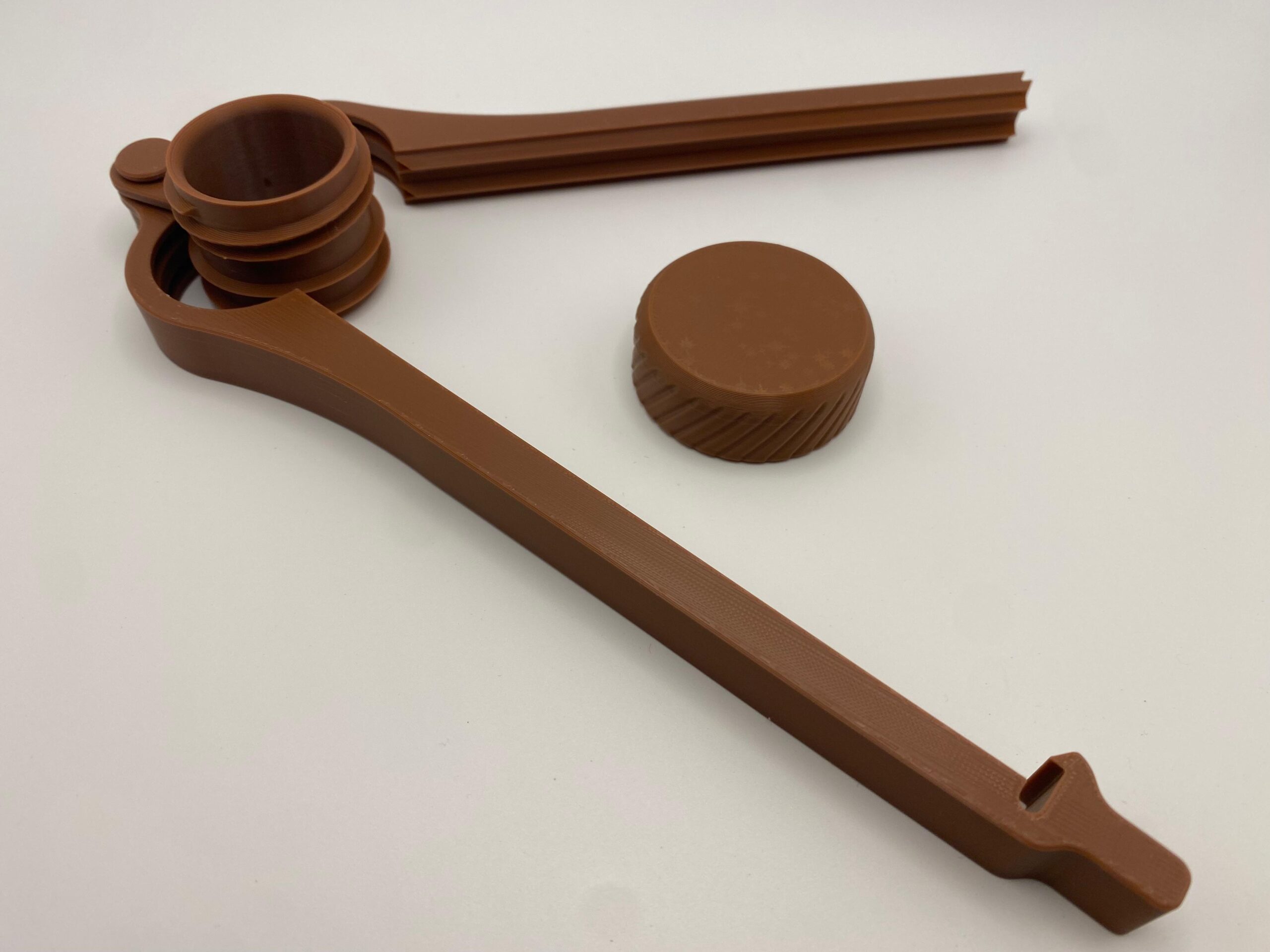 Kaffeetütenverschluss mit Schraubausgießer