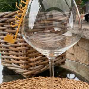 Glasanhänger "Peppone" - Personalisierte Glas-Namensanhänger mit Wunschname und Symbol