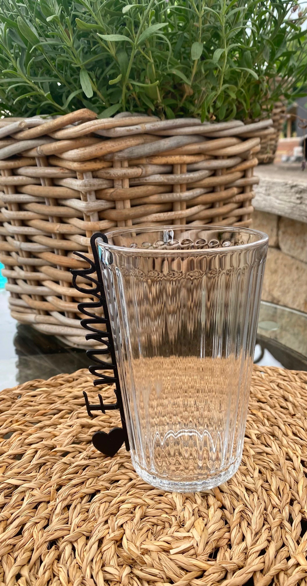 Glasanhänger "Peppone" - Personalisierte Glas-Namensanhänger mit Wunschname und Symbol – Bild 4