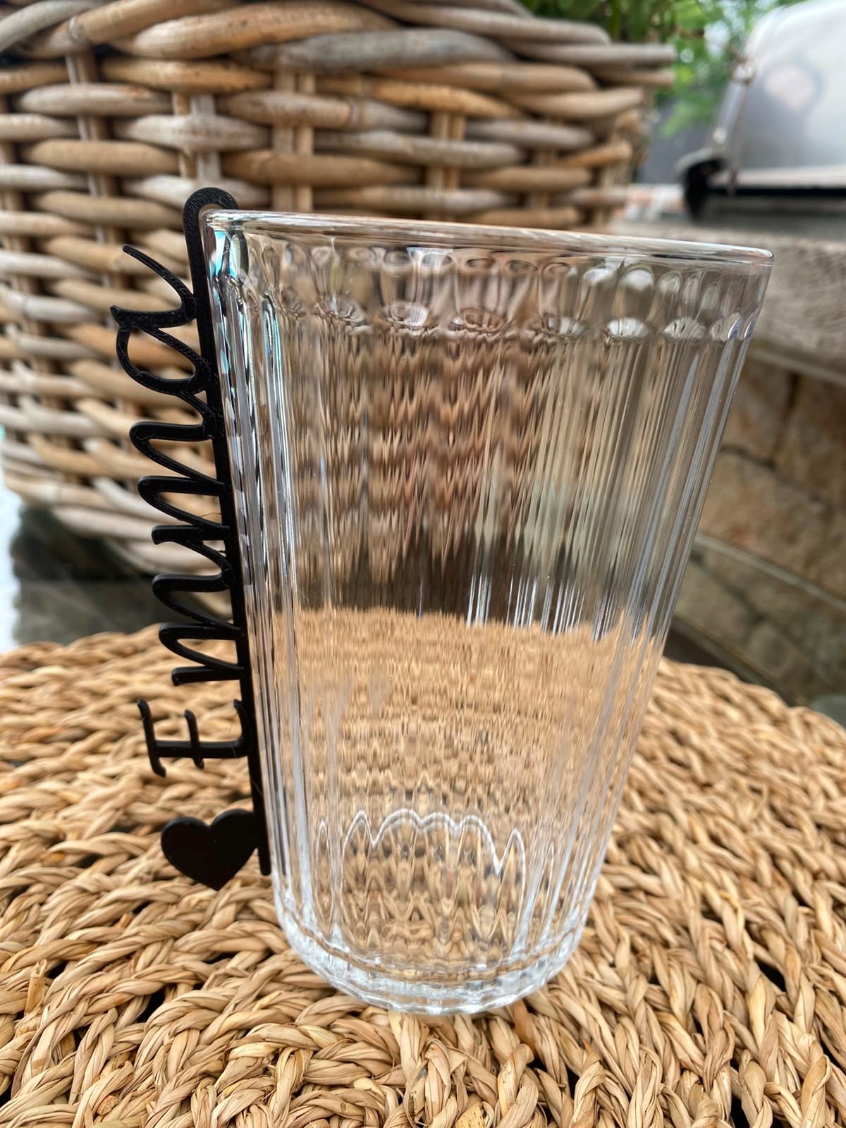 Glasanhänger "Peppone" - Personalisierte Glas-Namensanhänger mit Wunschname und Symbol – Bild 5