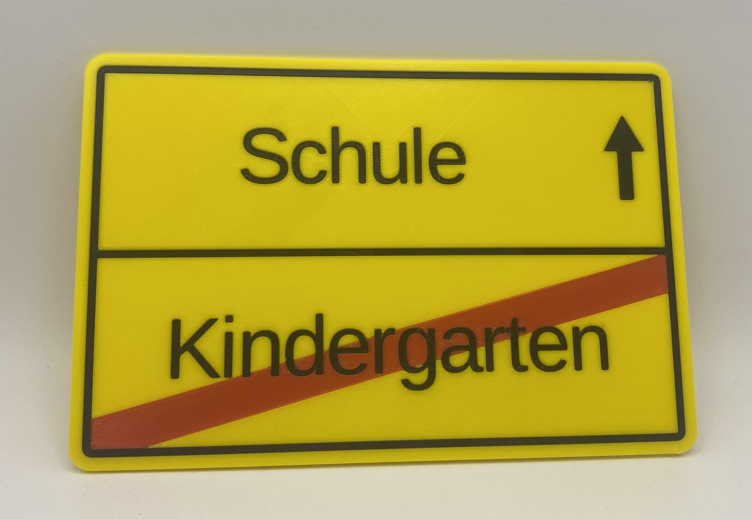 Personalisiertes Ortsschild mit Tisch- oder Wandhalter – Ortseingang oder Ortsausgang – Bild 2